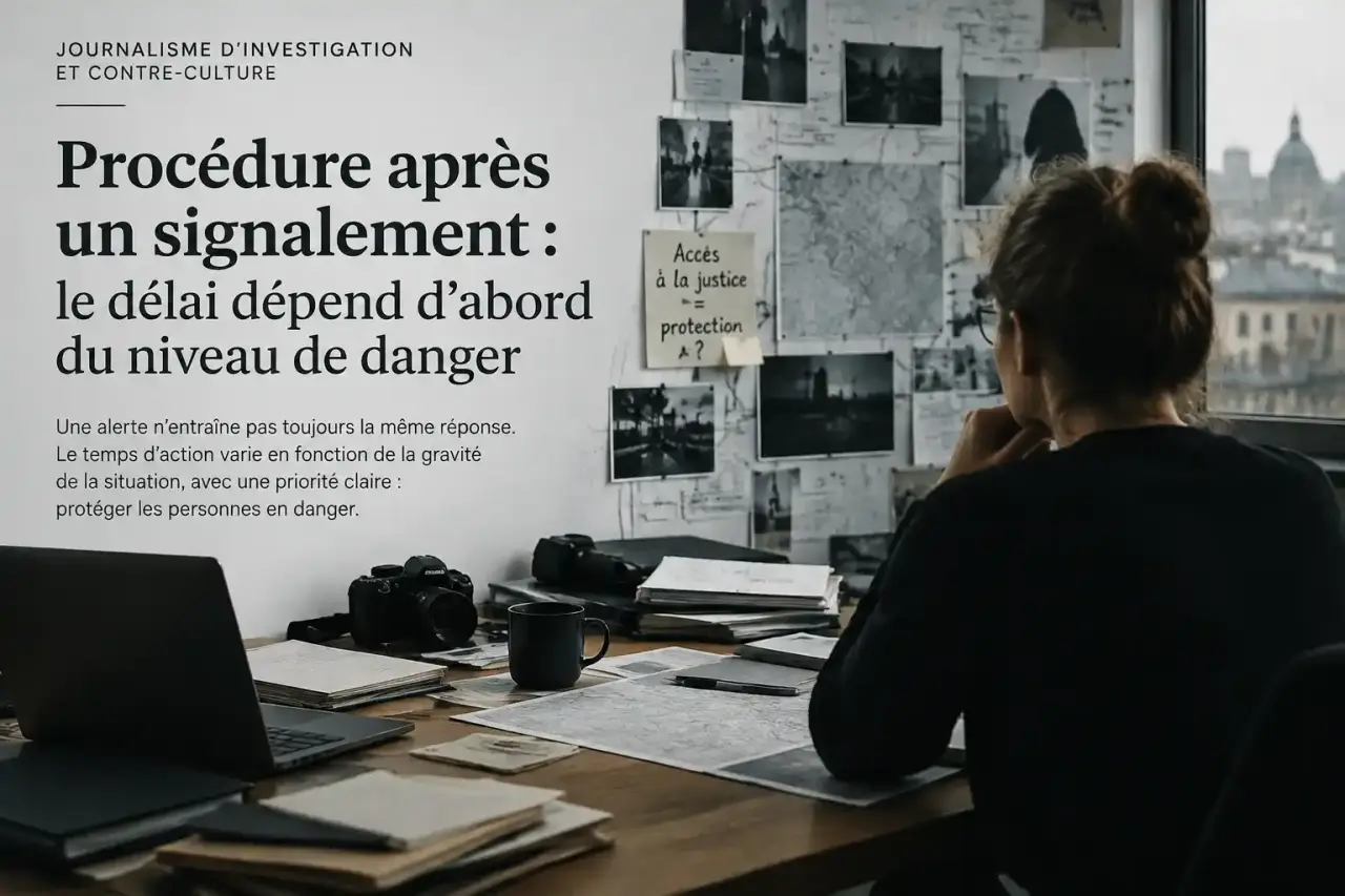 Procédure après un signalement : le délai dépend d'abord du niveau de danger