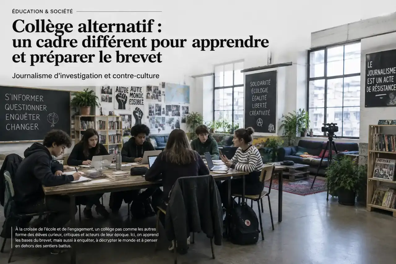 Collège alternatif : un cadre différent pour apprendre et préparer le brevet