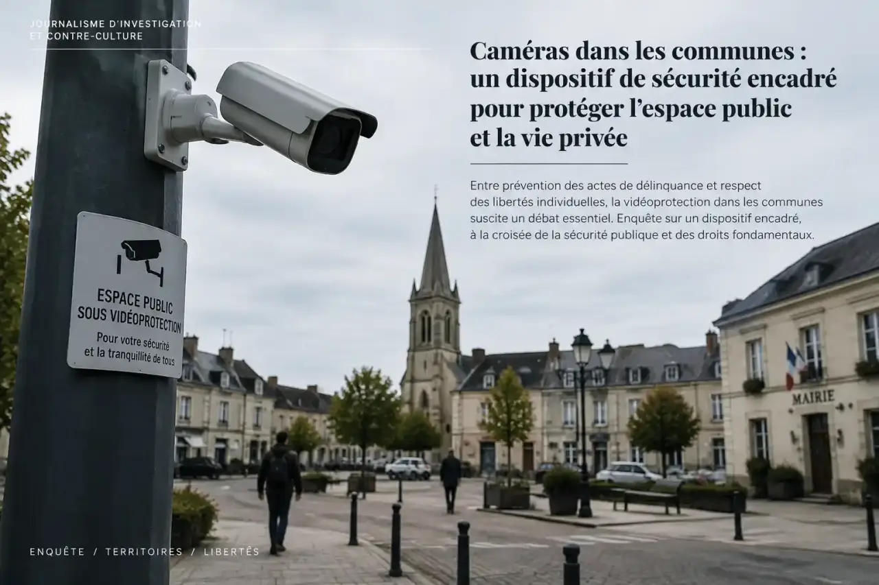 Caméras dans les communes : un dispositif de sécurité encadré pour protéger l’espace public et la vie privée